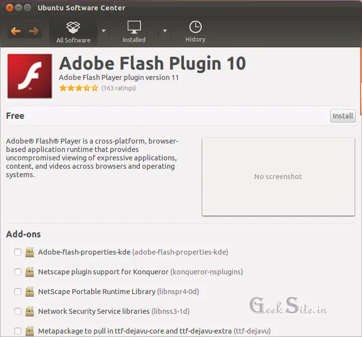 Install Adobe Flash Player 11 Debian